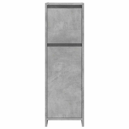 vidaXL Bathroom Cabinet L30xW30xH95cm Gray