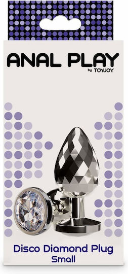 ToyJoy Diamond Dop Anal Mici Argintie