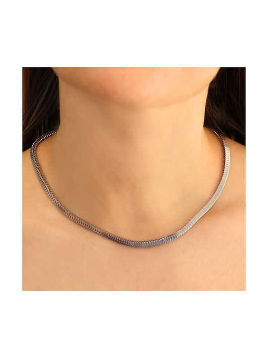 Anartxy Chain Neck Snake made of Steel