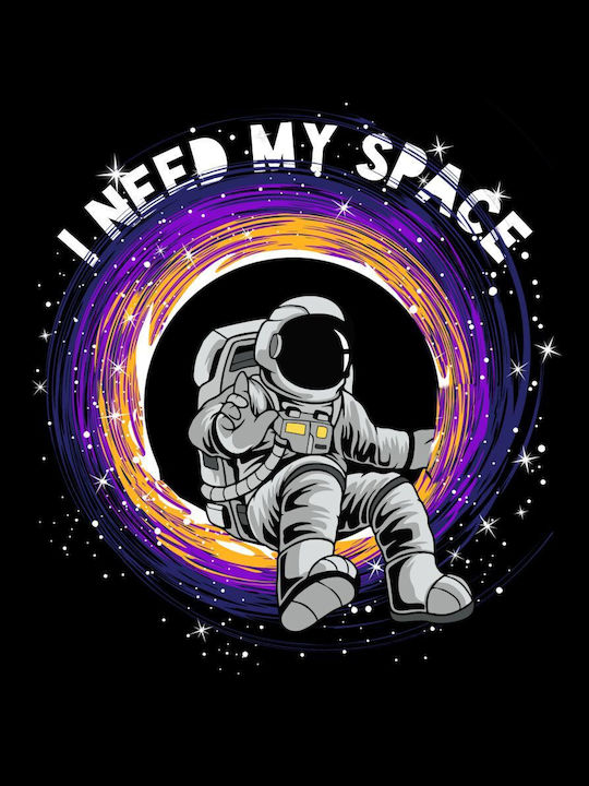 I Need My Space Hoodie - BLACK