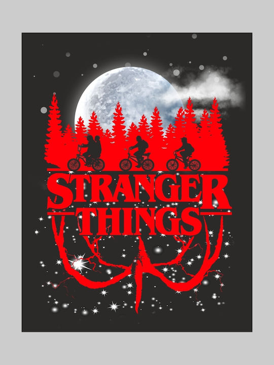 Stranger Things Upside Down W Hoodie - FRENCH NAVY