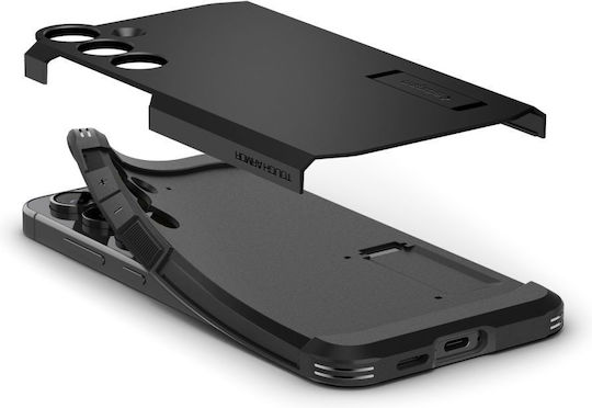 Spigen Tough Umschlag Rückseite Silikon / Kunststoff 0.3mm Schwarz (Galaxy S24 FE)