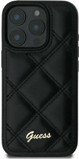 Guess Pu Leather Quilted Case Iphone 16 Black