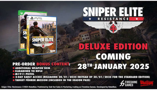 Sniper Elite: Resistance Deluxe Edition PS5 Game - Preorder