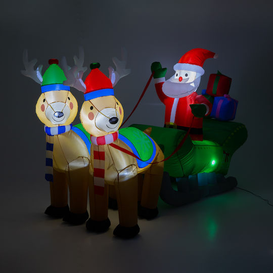 Jumi Christmas Fabric Figure Sleigh Height 130cm