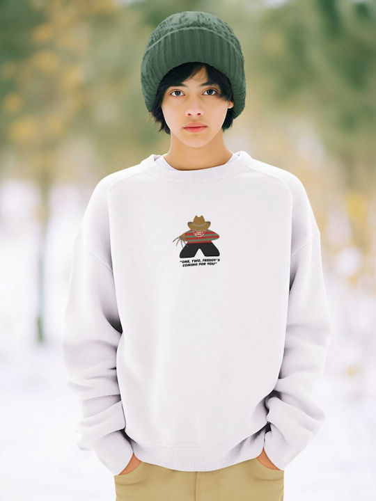 Fleece Hanorac Copii White