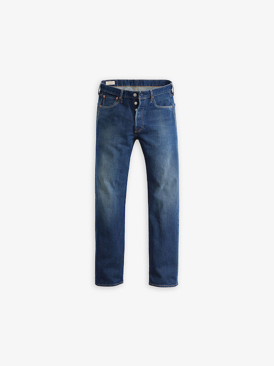 501 Men's Jeans Pants with Regular Fit Dark Indigo