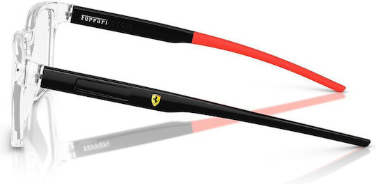 Ferrari Διάφανος Ανδρικός Κοκκάλινος Σκελετός Γυαλιών 8010U 513