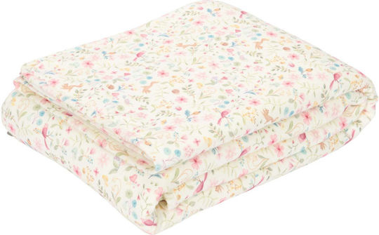 Little Dutch Blanket Nursery Swaddling Blankets Fairy Wonders Beige 70x100cm