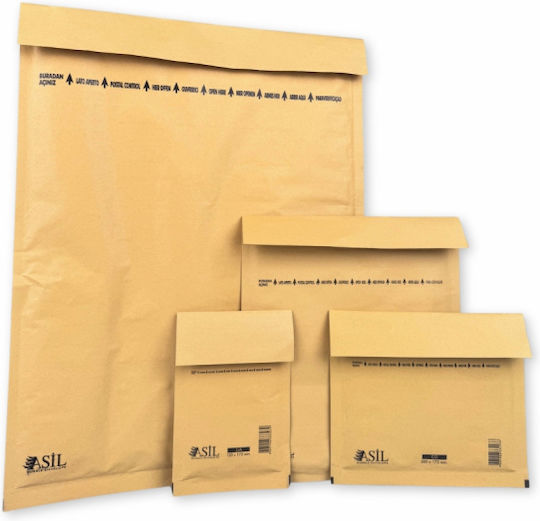 thessPACK Envelope Bag Type with Bubble Wrap 1pcs in Brown Color