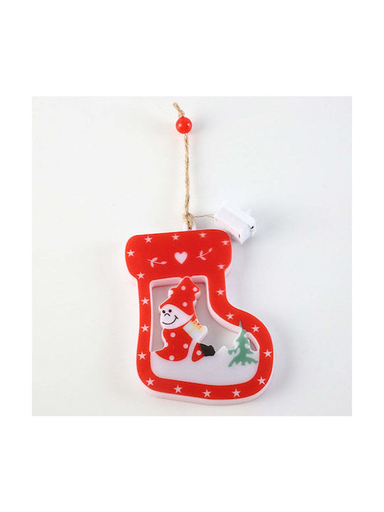 Set Ornamente Cizme Roșii 12x12cm 5 Bucăți