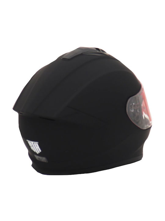 STR GT-2 Black Matt Motorcycle Helmet Full Face ECE 22.06 1450gr