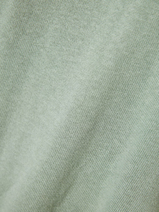 Women's Long Sleeve Sweater Cotton Green