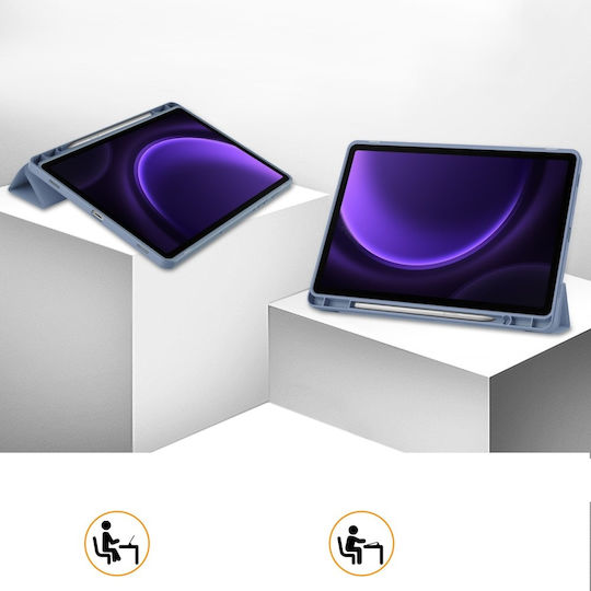 Erbord Flip Cover Durabilă Violet Samsung Galaxy Tab S9 FE