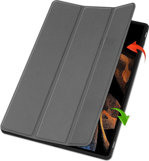 Erbord Flip Cover Durable Gray Samsung Galaxy Tab S10 Ultra