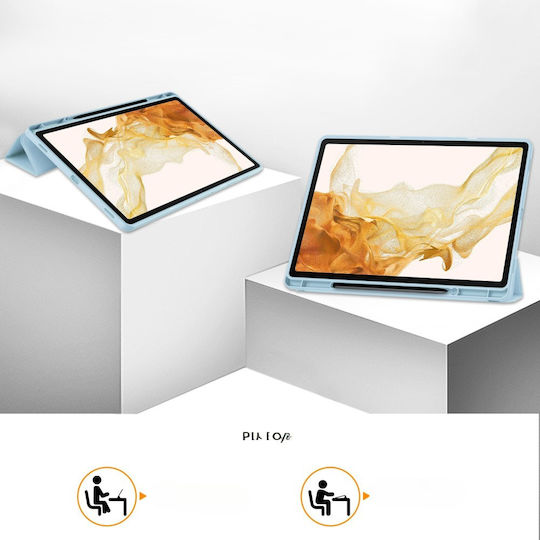 Erbord Флип Капак Издръжлив Син Samsung Galaxy Tab S10+ Плюс