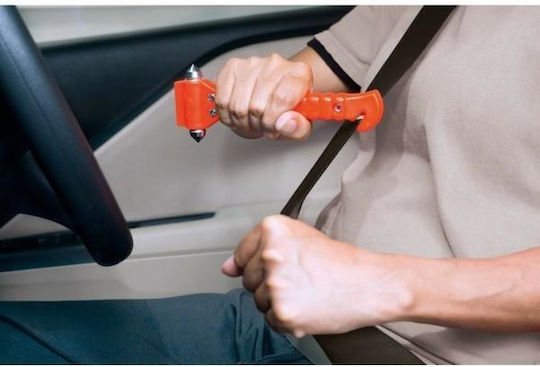 Lampa Car Emergency Hammer with Seatbelt Cutter Orange