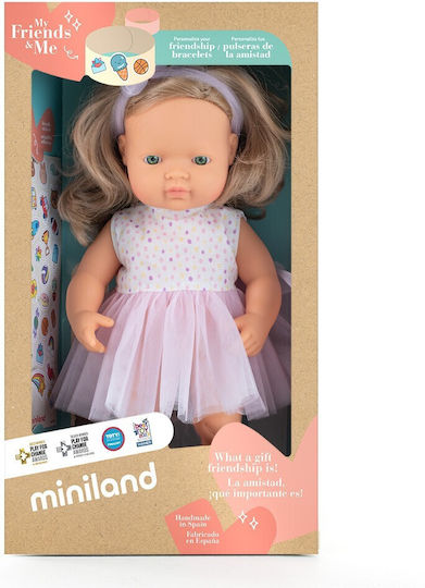 Miniland Păpușă Bebe Fetiță 38 cm