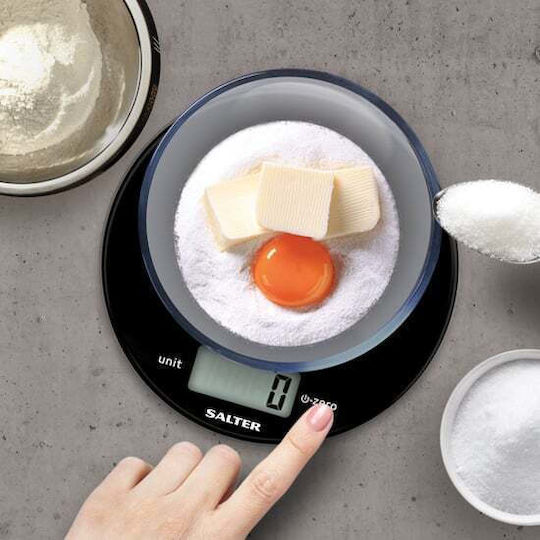 Salter Digital Kitchen Scale 1gr/8kg Black