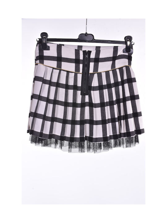 Tzikas Kids Pleated Skirt Ecru