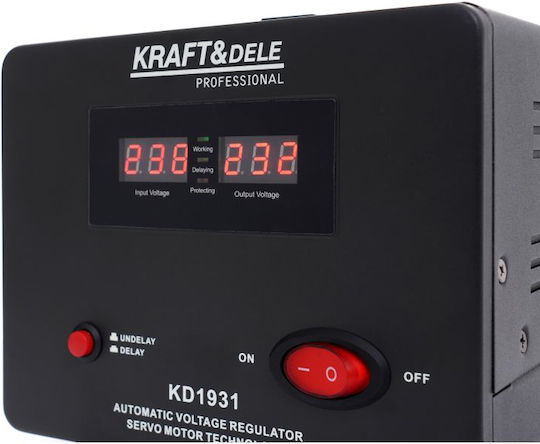 Kraft & Dele KD1931 Σταθεροποιητής Τάσης 1000VA