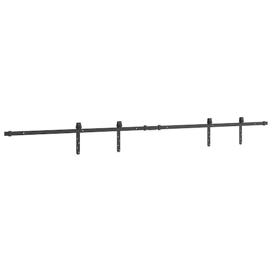 Vidaxl Büro-Schiebetür-Set 213 cm Kohlenstoffstahl