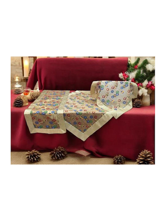 Linea Home Set Christmas Tablecloths Square 7pcs