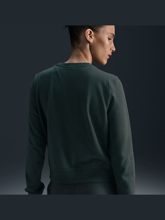 Dri-Fit Γυναικείο Φούτερ Vintage Green / Black