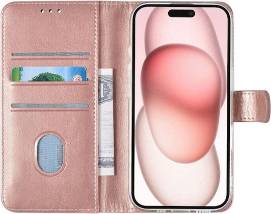Tuniq Wallet Synthetic Leather Rose Gold (iPhone 16)