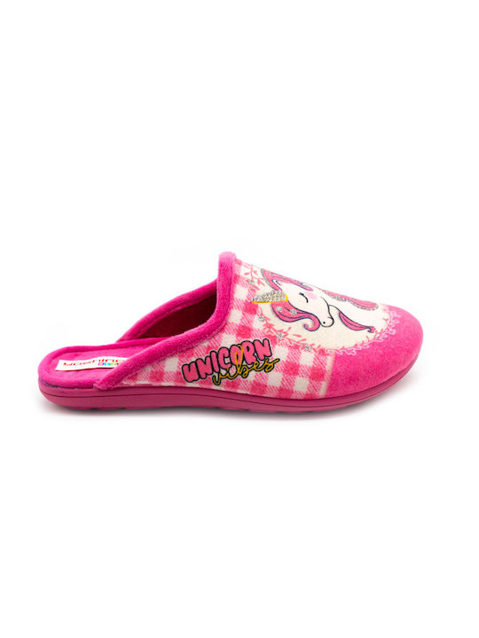 Yoshino Anatomic Kids Slippers Fuchsia