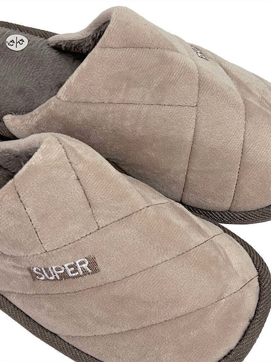 Ustyle Men's Slipper Brown