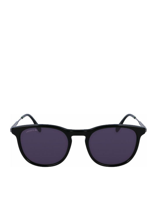 Lacoste Sunglasses Μαύρα with Metal Frame & Blue Lens Lacoste Sunglasses Μαύρα with Metal Frame & Blue Lens
