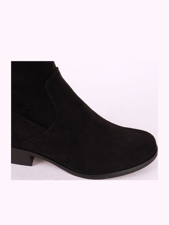 Damenstiefel Über dem Knie Schwarz