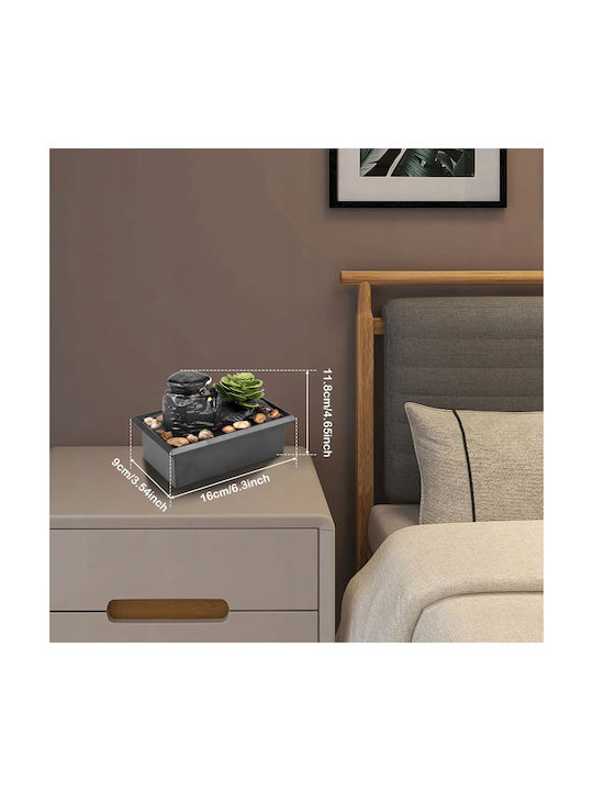 Zen Usb Battery Water Decorative Fountain Desk Indoor Calming