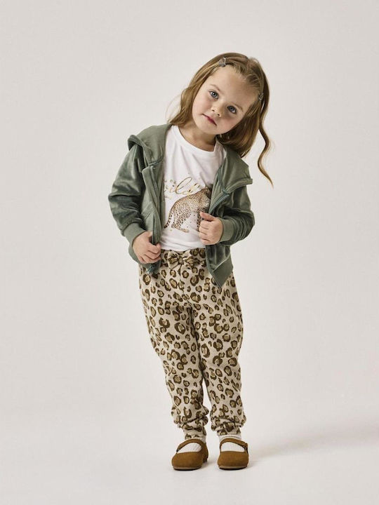 Kids Cardigan with Hood Dark Forest
