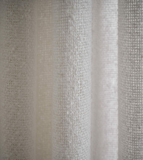 Gofis Home Curtain With Pencil Pleat Feronia White 140x295cm
