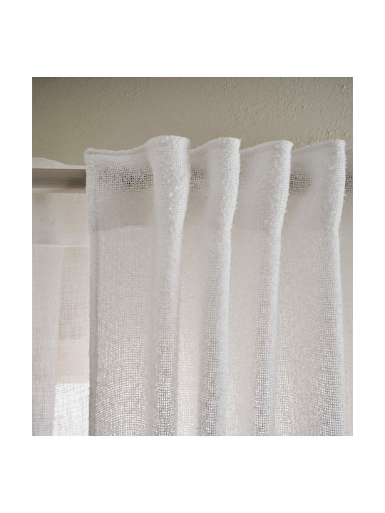 Gofis Home Curtain With Pencil Pleat Feronia White 140x295cm