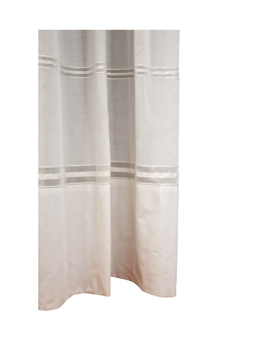 Decotelia Sewn Curtain 2 1 Tunnel Tape White Etamine 1505 300x270