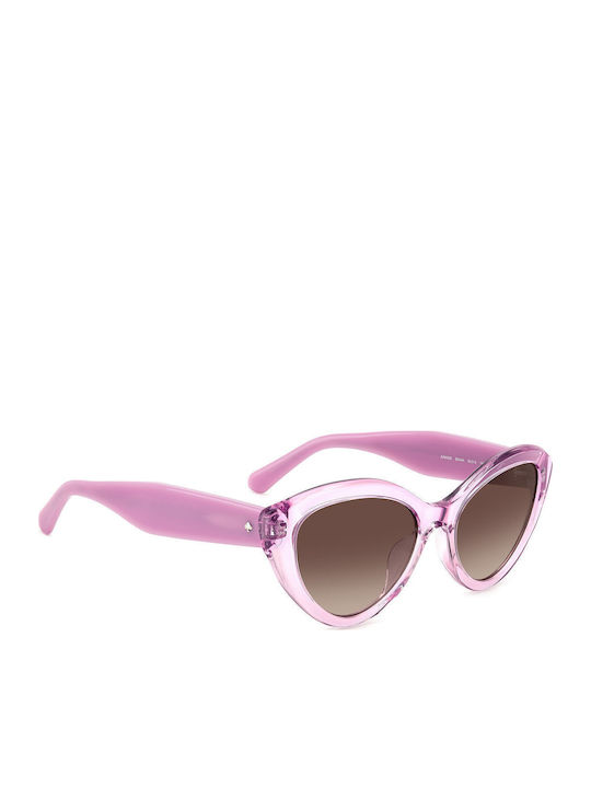 Kate Spade Damen Sonnenbrille mit Lila Kunststoff Gestell JUNIGSB3VF5HA