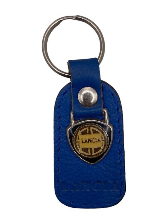 A-Lock Keychain Leather Gray