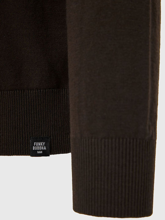 Long Sleeve Brown Sweater