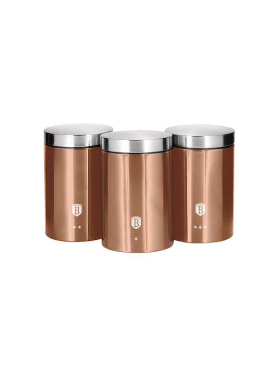 Berlinger Haus Bh 6720 Metallic Line Rose Gold Edition Spice Boxes