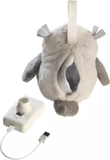 Tommee Tippee Παιχνίδι Ύπνου Ollie Deluxe Η Κουκουβάγια από Ύφασμα με Λευκούς Ήχους, Φως και Αισθητήρα Κλάματος για Νεογέννητα