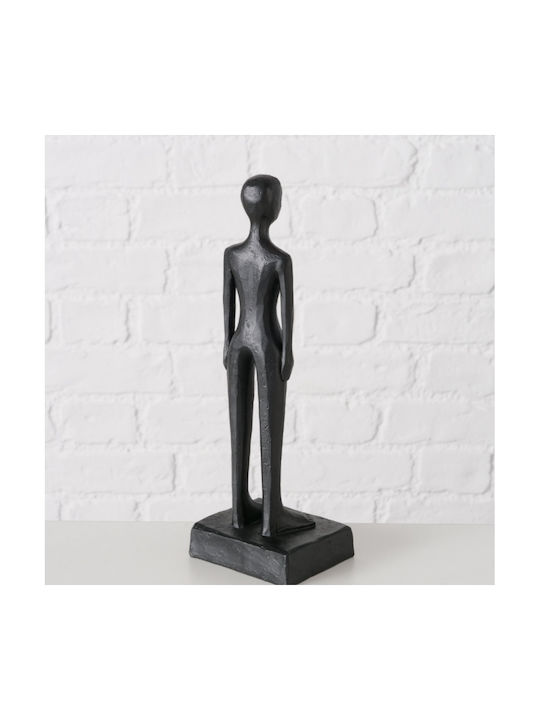 Clemont Handmade Decorative Female Figure Resin 23 cm Black