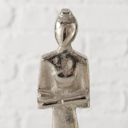 Figurină Decorativă Femeie Quina Handmade 38 cm Argintiu