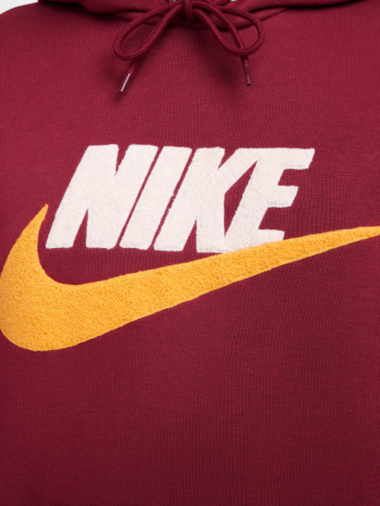 Herren Sweatshirt mit Kapuze Rot