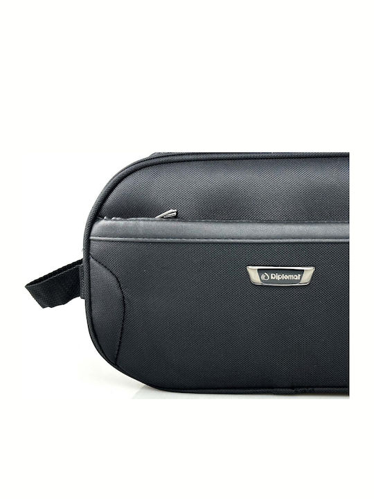 Herren Necessaire in Schwarz Farbe 29cm