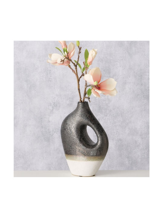 Boltze Vază Decorativă Ceramică Alb 18x8x26cm 1buc