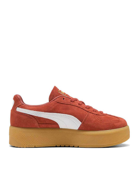 Palermo Platform Sneakers Mars Red-gum