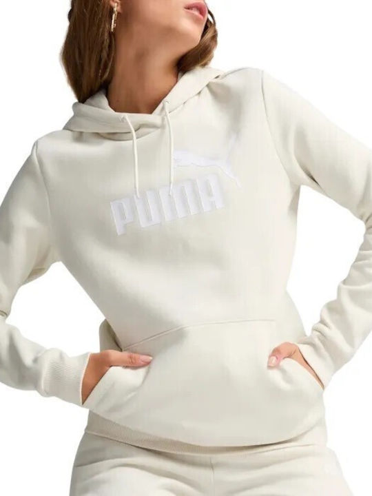 Puma Women's Hooded Sweatshirt Beige